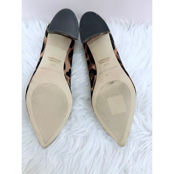 Marc Fisher Viviene Leopard Print Pump Size 6.5 - Picture 5 of 7